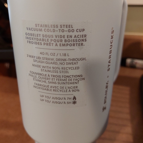 Starbucks x Stanley Spring Blue 40oz Tumbler BRAND NEW - Picture 4 of 6